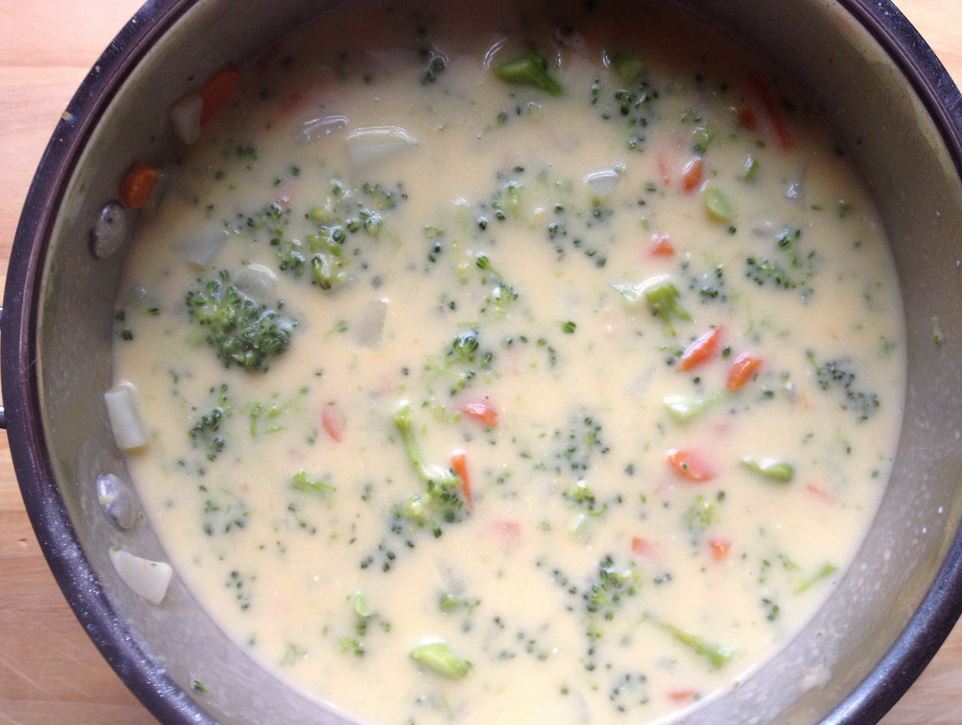 Broccoli Cheese and Potato Soup