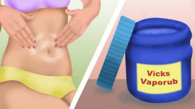 HOW TO USE VICKS VAPORUB TO GET RID OF ACCUMULATED BELLY ...