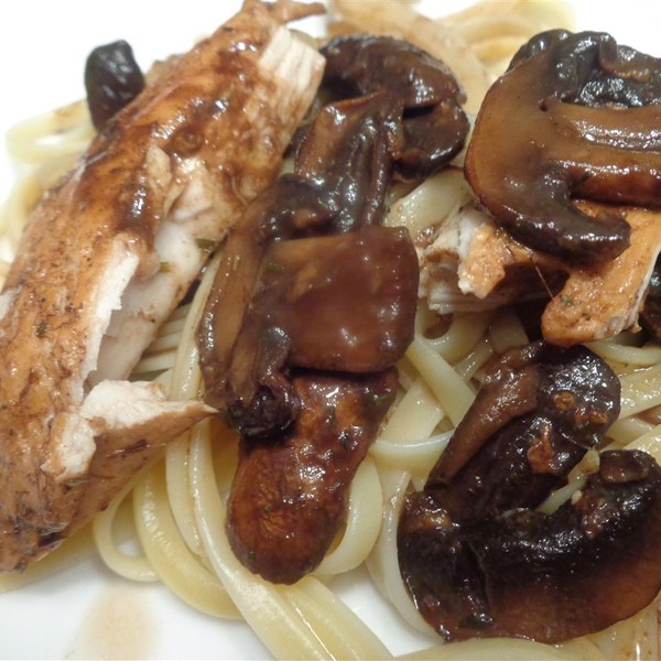 Chicken Breasts with Balsamic Vinegar and Garlic