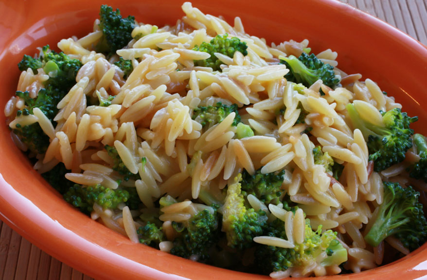 Broccoli and Orzo