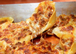 Chicken Parmesan Stuffed Shells